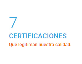 7 certificaciones